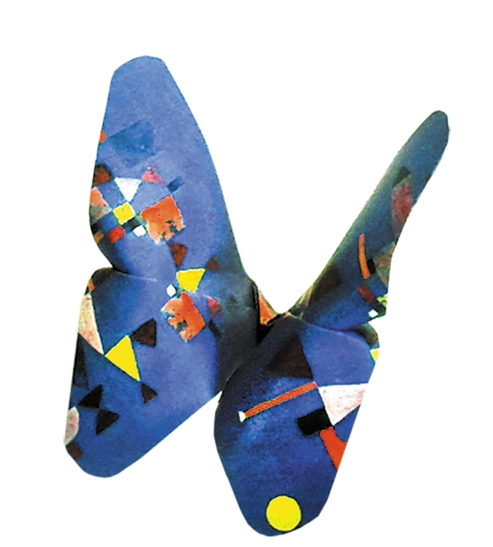 Art-Origami, Butterfly, P. Klee 20 sheets 15x15 cm