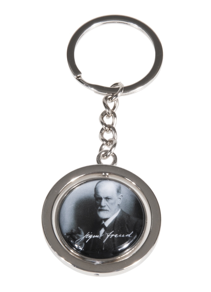 keyring, two-sided, Sigmund Freud