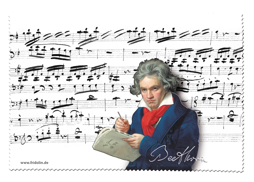 Eyeglass cleaning cloth, Beethoven