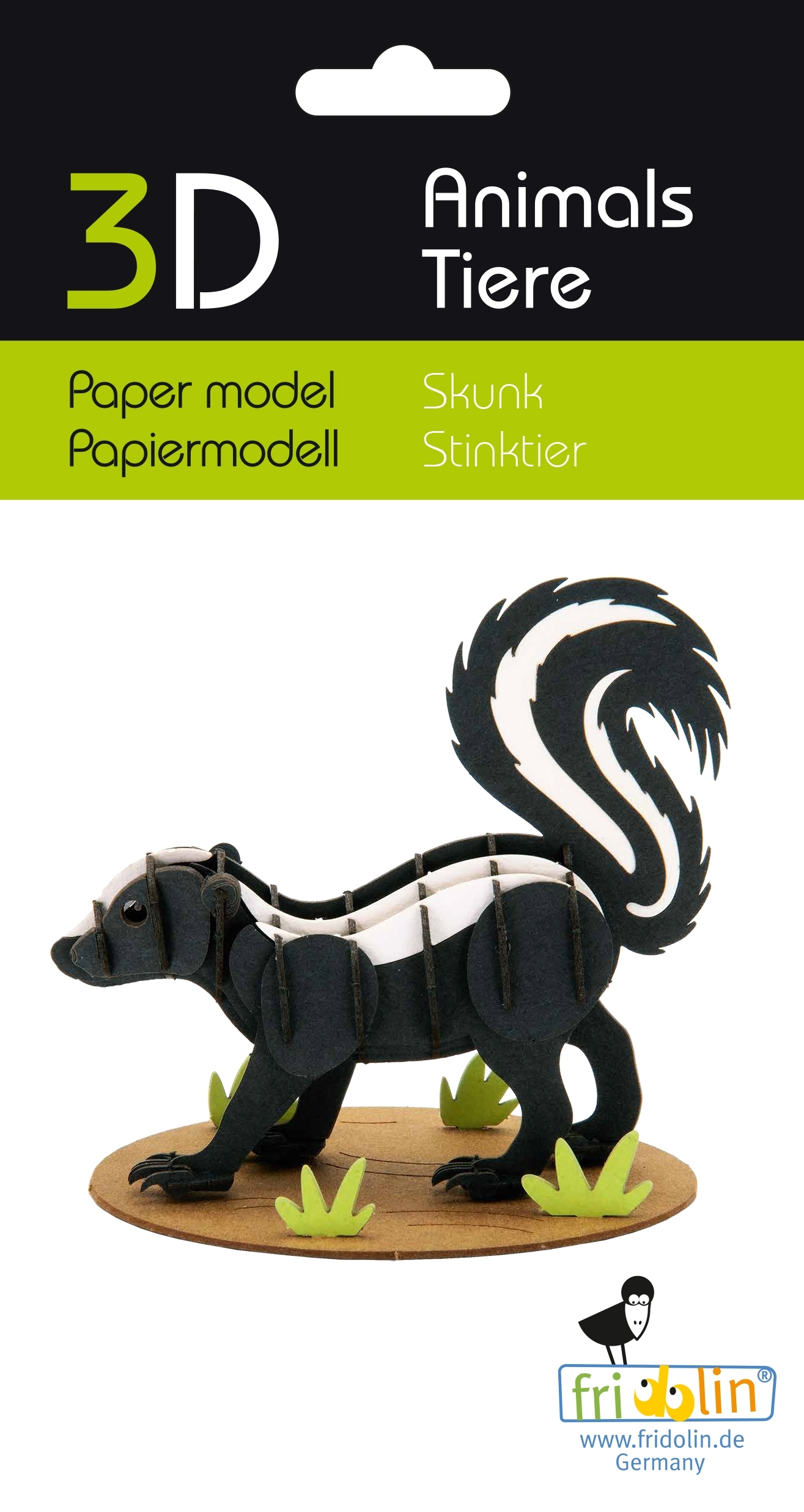 3D model, skunk