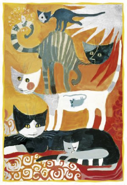 Folded card, Wachtmeister, Cattower