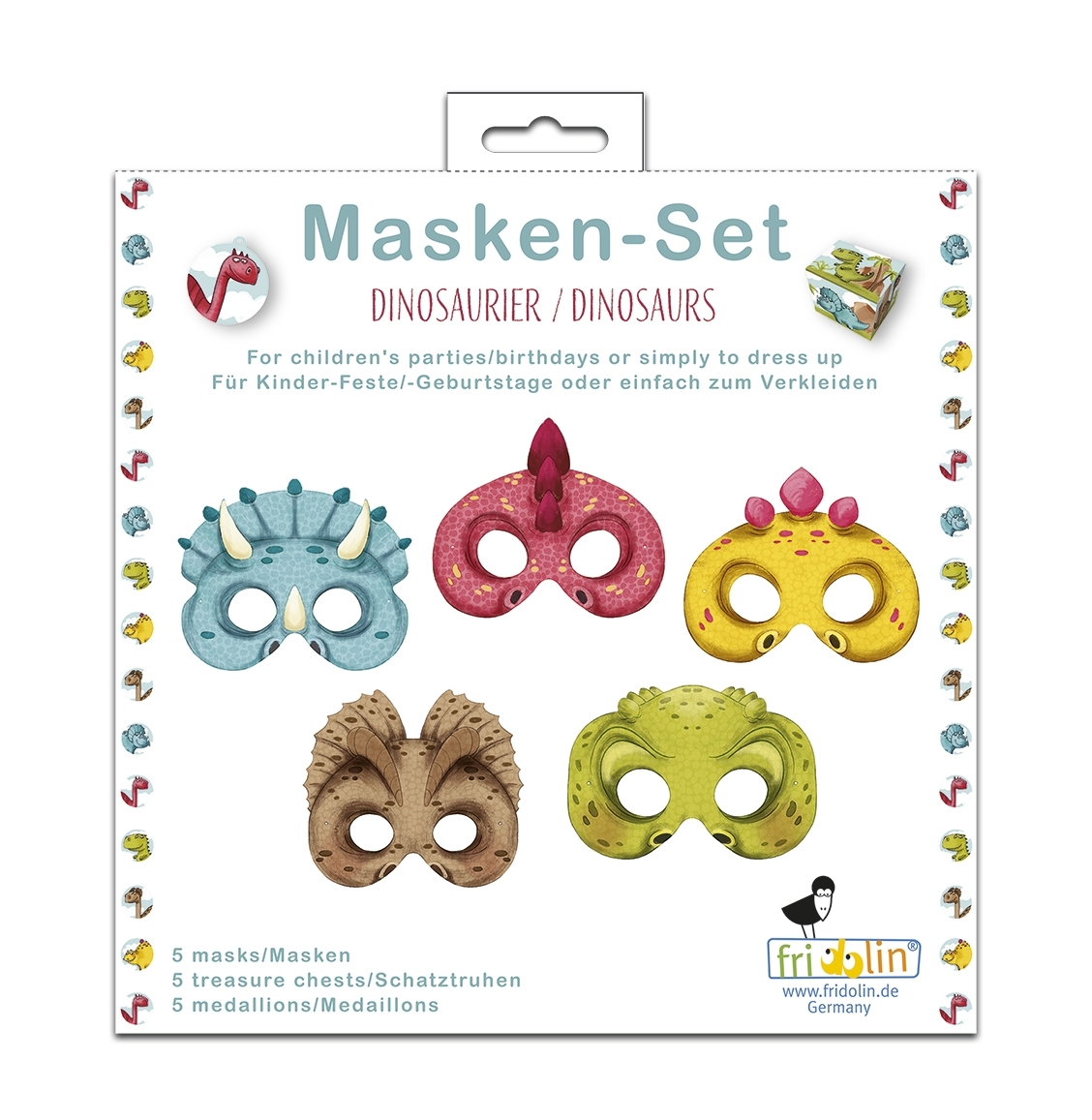 Masks-Set Dinosaurs