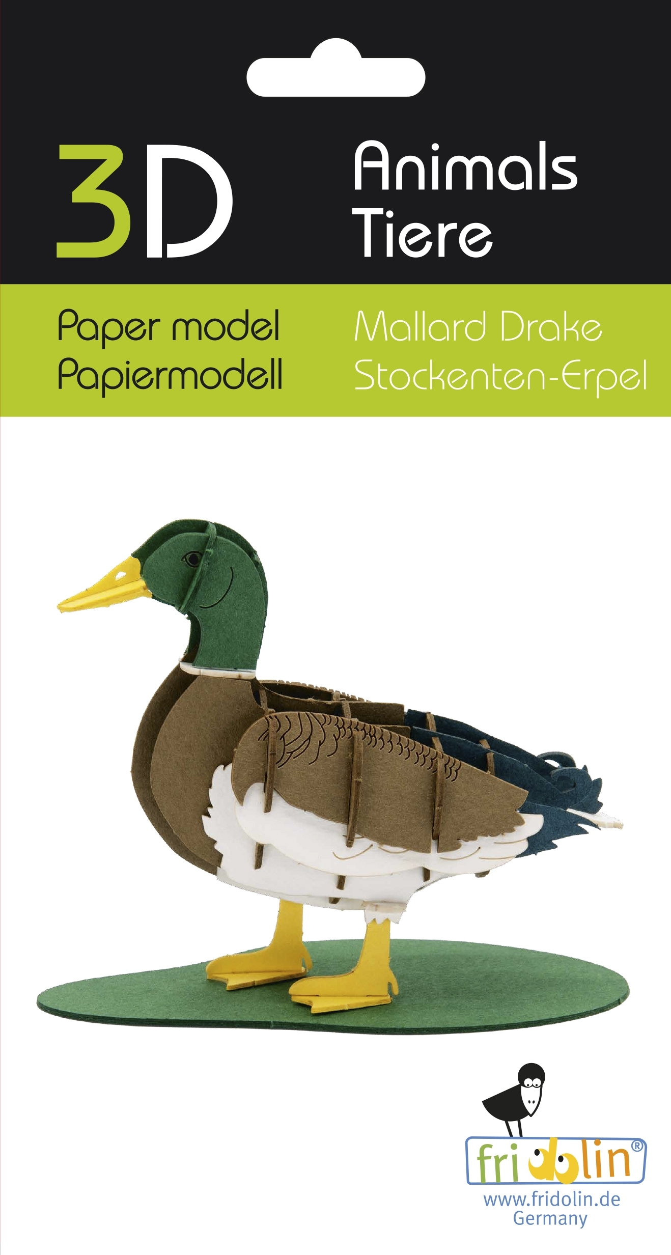 3D-Modell, Stockenten-Erpel