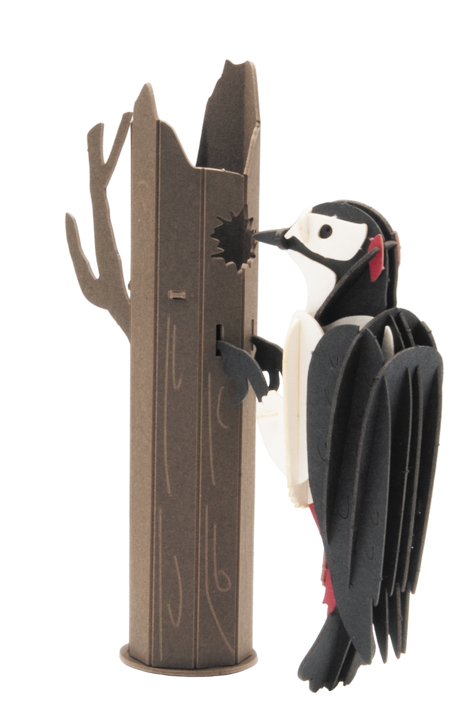 3D model, woodpecker