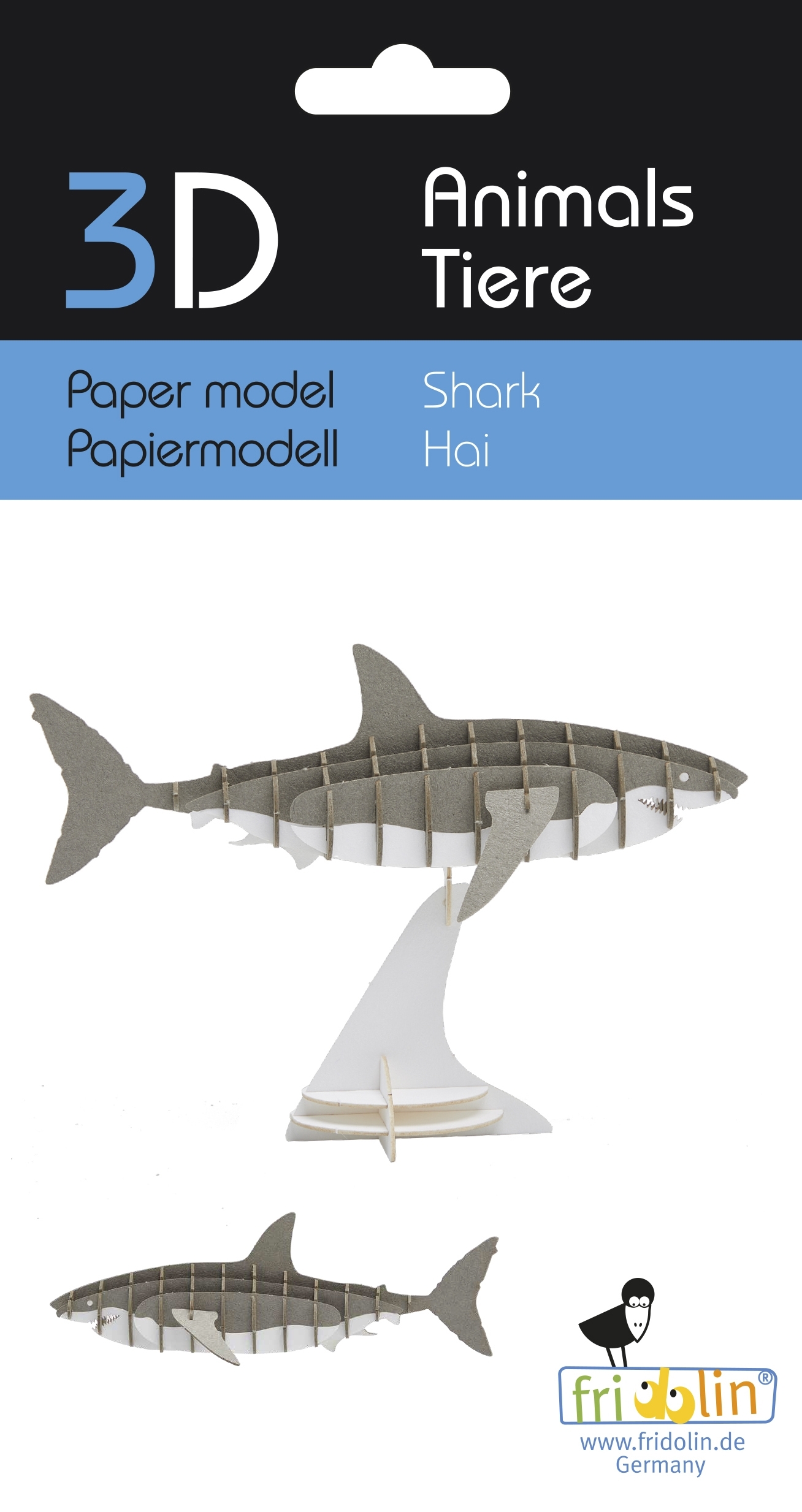 3D model, shark
