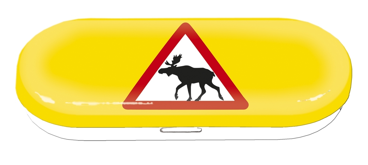 Brillenetui, Scandinavian Style, Norwegen, Metall