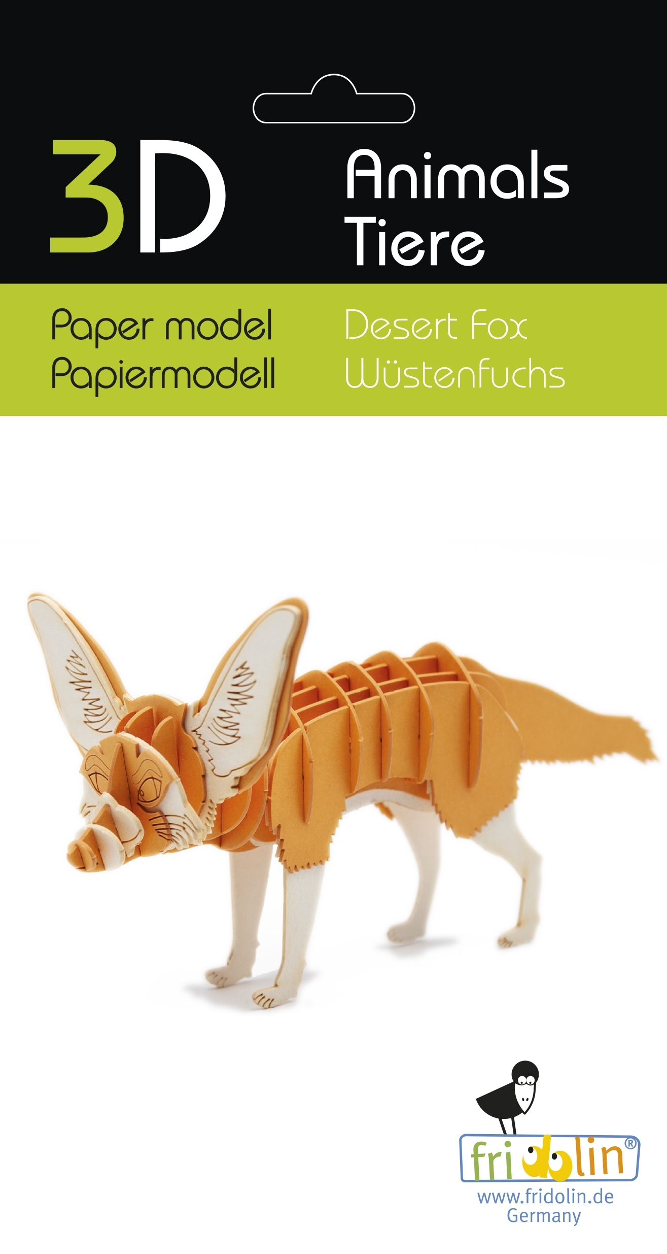 3D model, desert fox