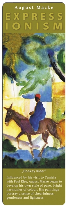 art bookmark, Expressionsm, Macke/Donkey rider