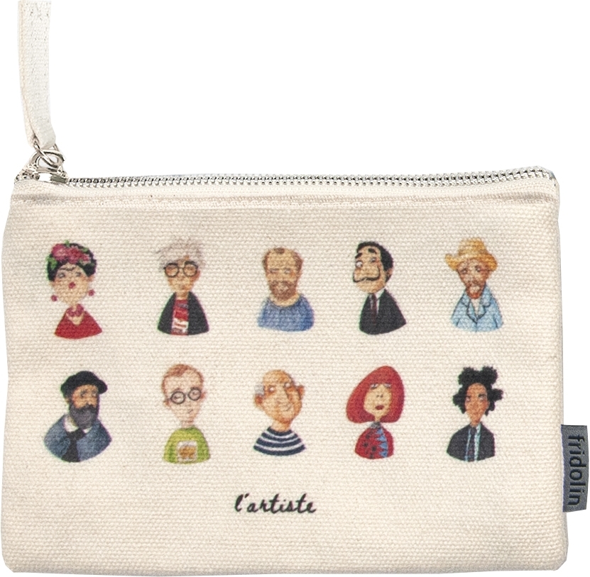 Mini coin purse, L’Artiste, Cotton