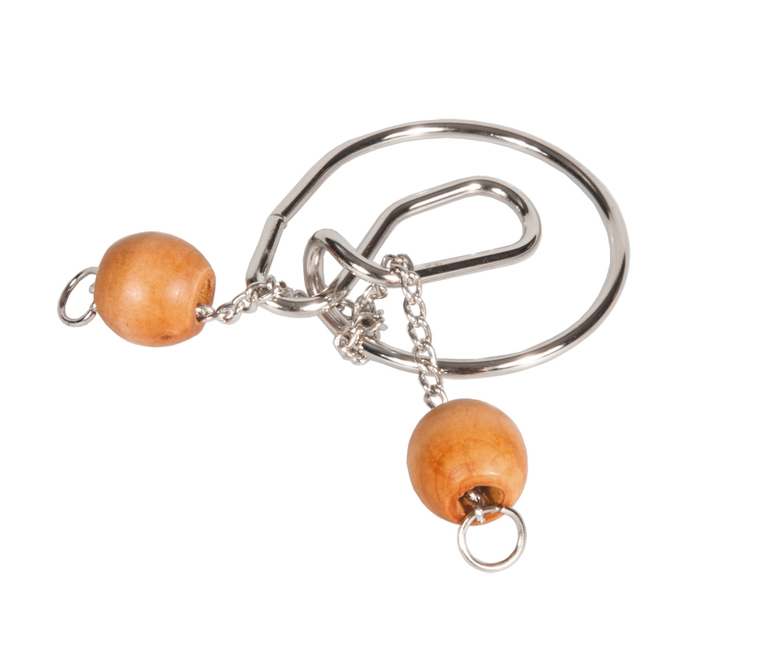 IQ-test, metal-puzzle, Two spheres