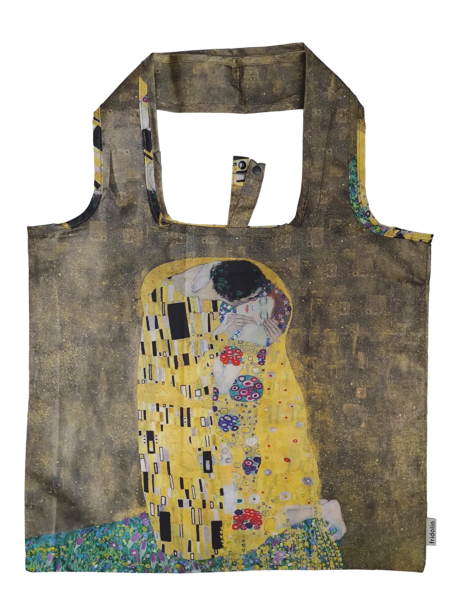 Eco bag recycled, Klimt, kiss