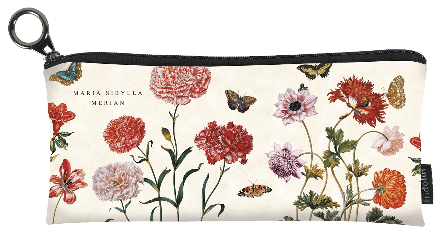 Pencil bag, Merian, Flowers