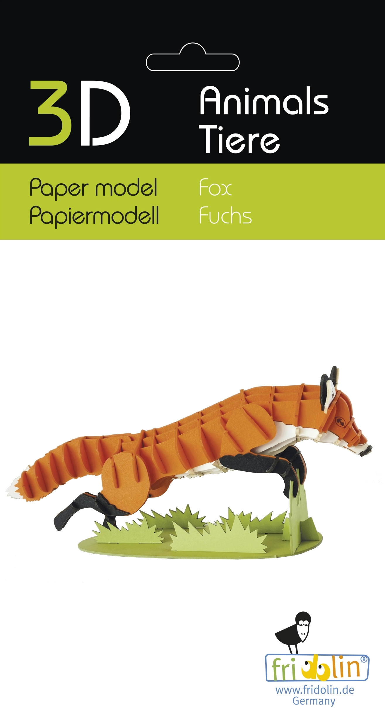3D model, fox