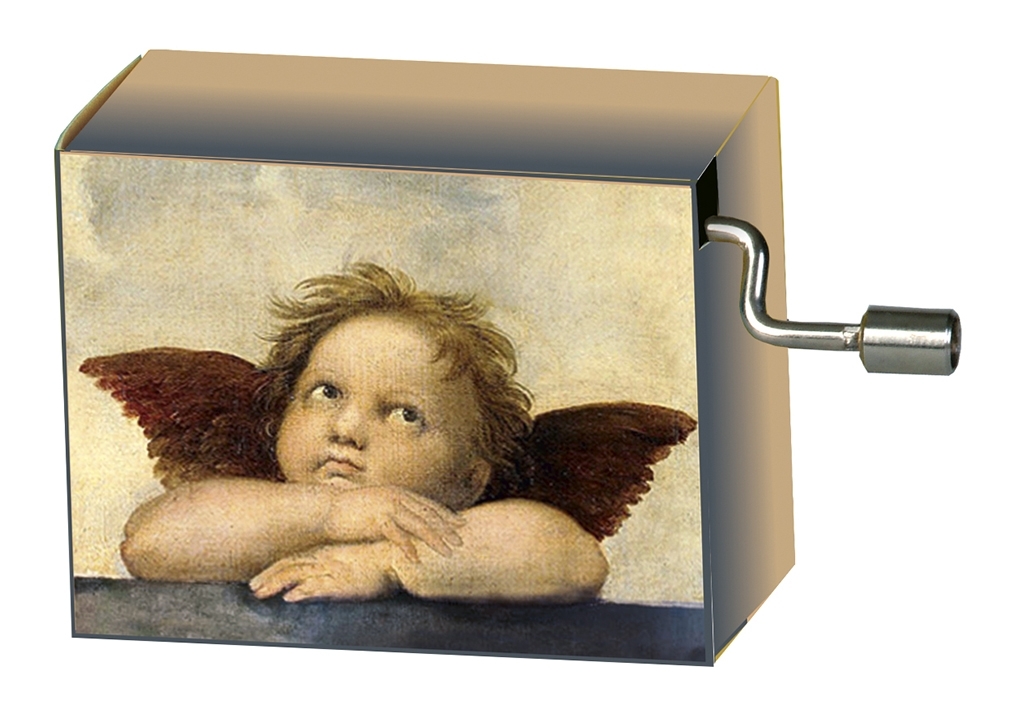 Music box, O Maria, Raffael/Angel (arms folded)
