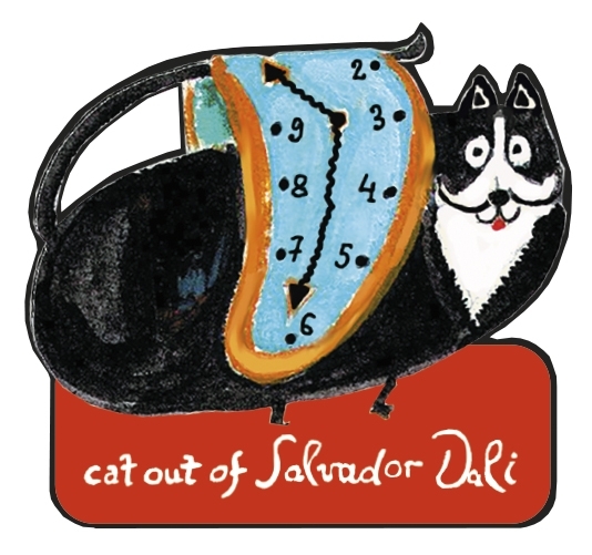 Magnet, MDF, Dali-Cat