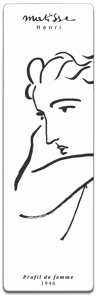 bookmark, Matisse, Profile de Femme