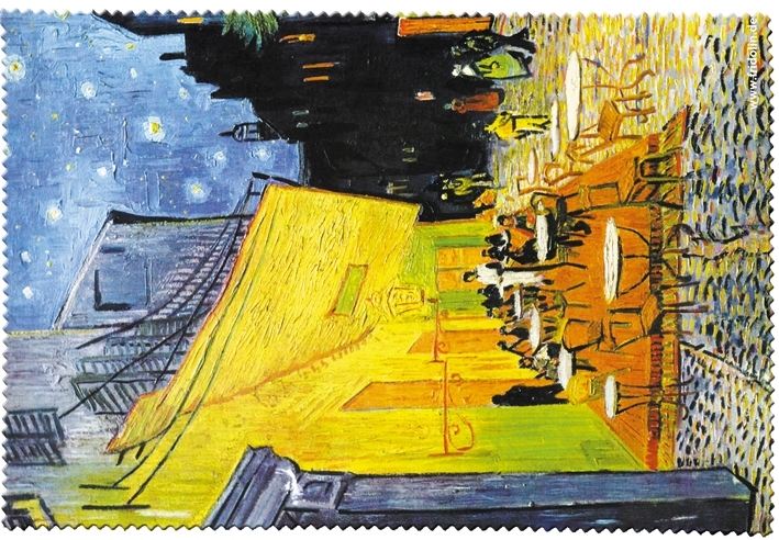 Eyeglass cleaning cloth, Van Gogh, Café de Nuit