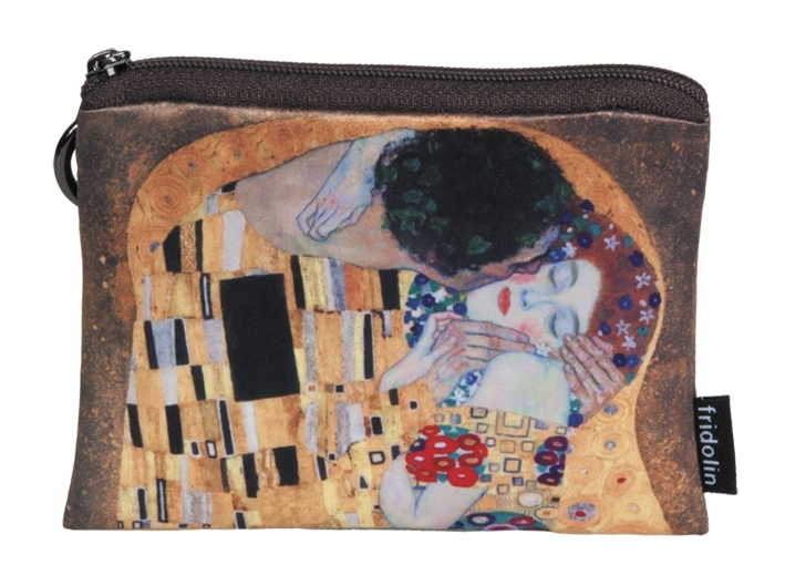 mini purse with zip, Klimt, The Kiss