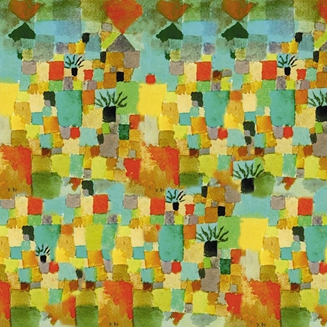 Art-Origami, Butterfly, P. Klee 20 sheets 15x15 cm