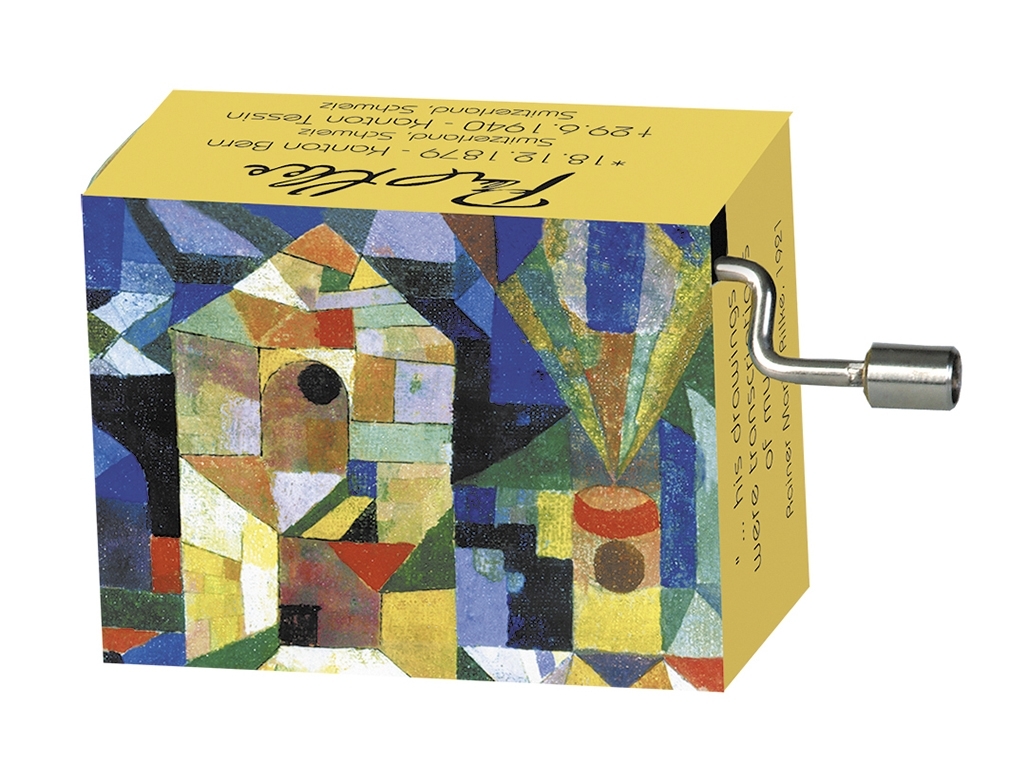 Music box, Bourée/Bach, Paul Klee/Castle garden