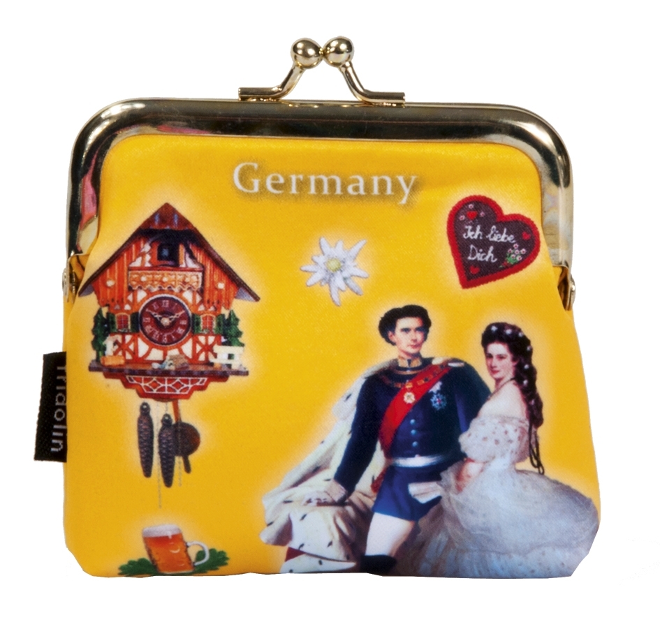 Click purse, Germany, yellow