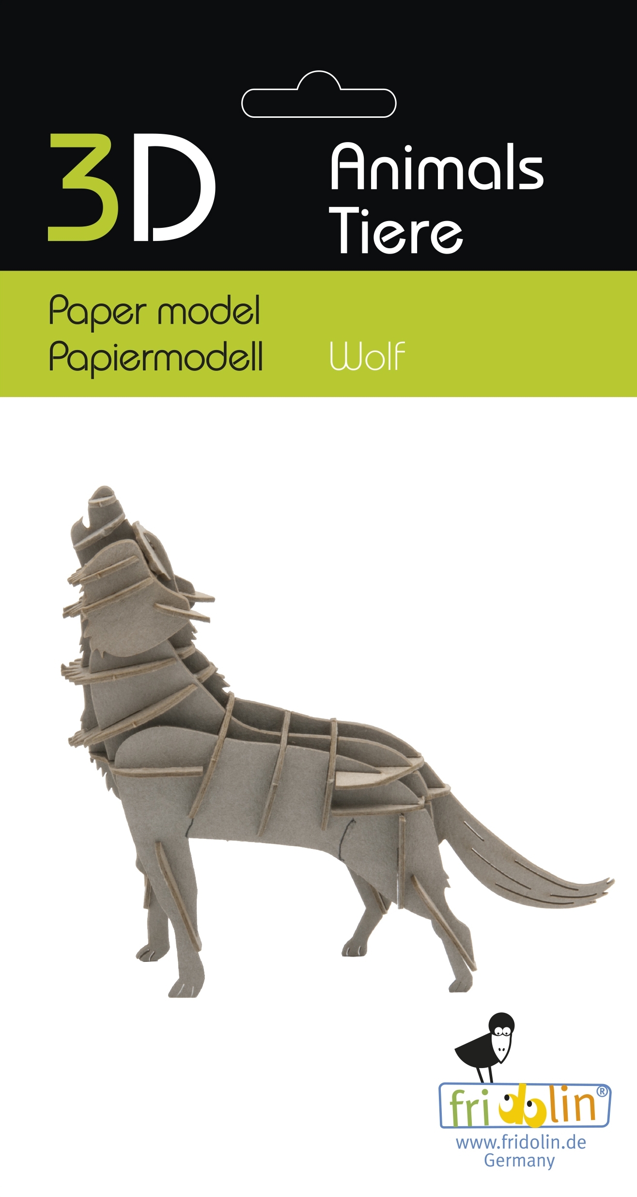 3D model, wolf