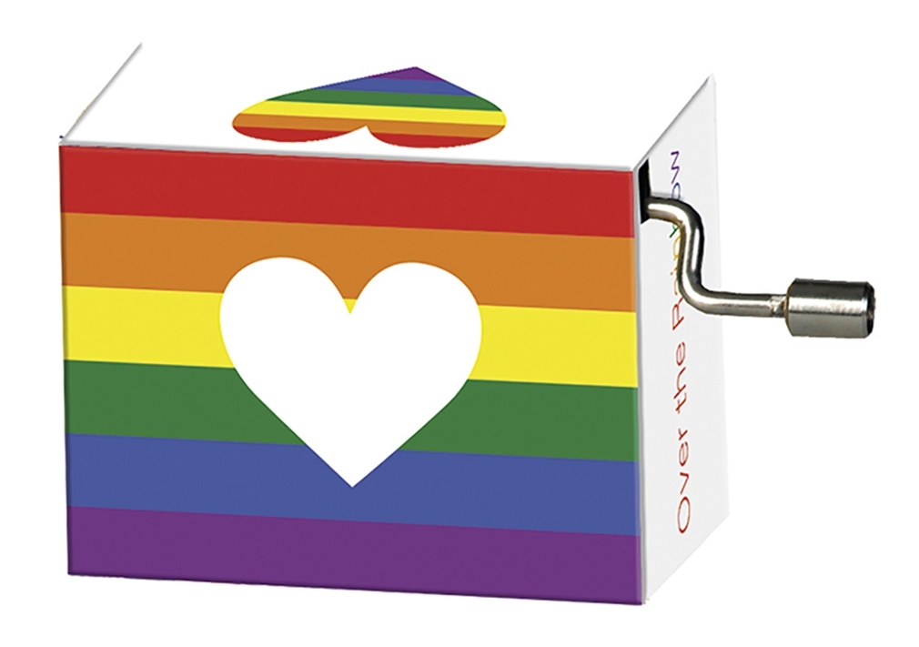 Music box, Over the rainbow, rainbow with heart