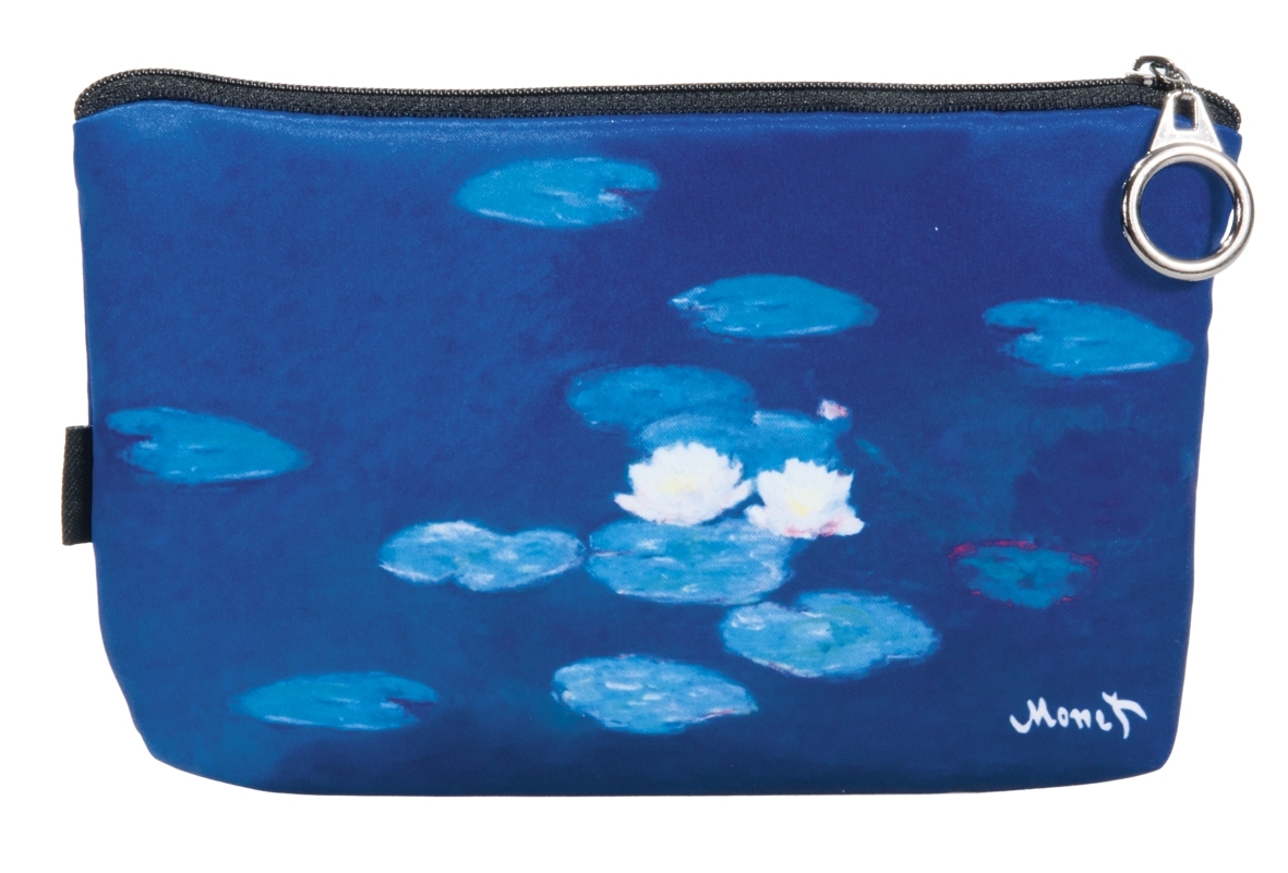 cosmetic bag, Monet, Water lilies