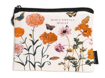 mini-purse with zip, Maria Sibylla Merian, Flowers