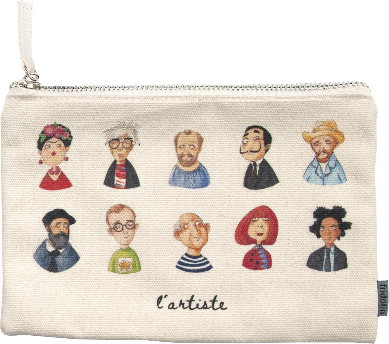 Cosmetic bag, L'Artiste, cotton