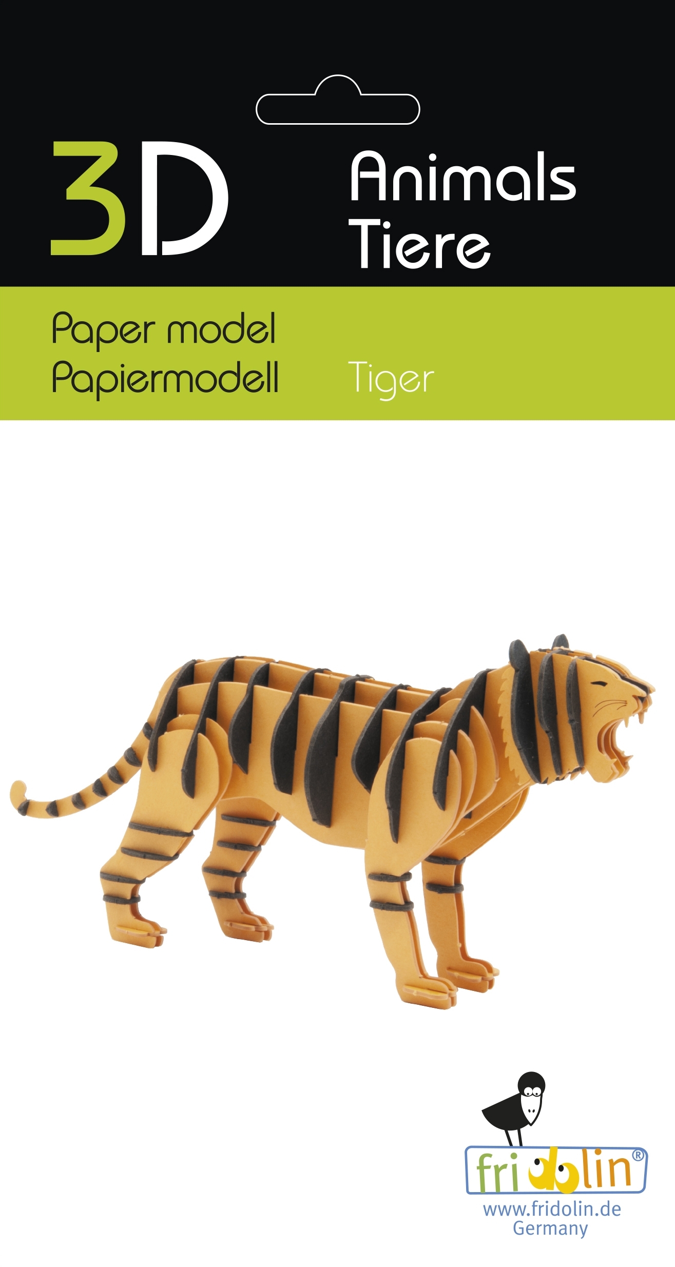3D model, tiger