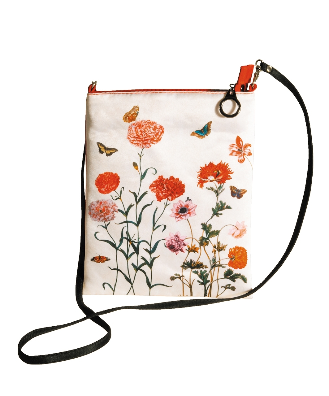 shoulder bag, Merian, Flowers