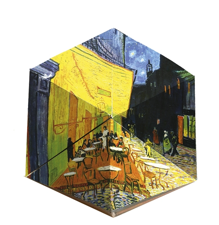 Art Flextangles, Van Gogh, 4 sheets, 4 motifs