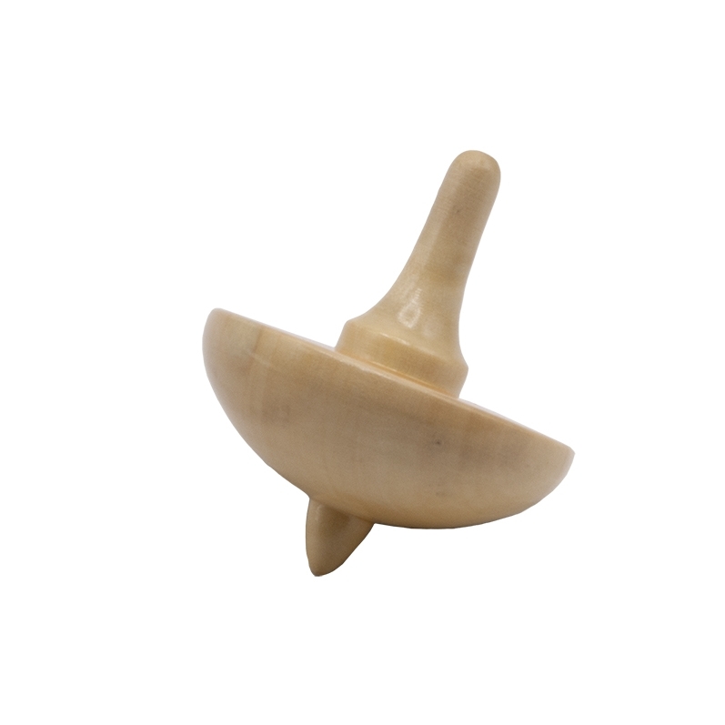 Wooden spinning top, Concentric, asstd by color