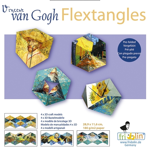 Art Flextangles, Van Gogh, 4 sheets, 4 motifs