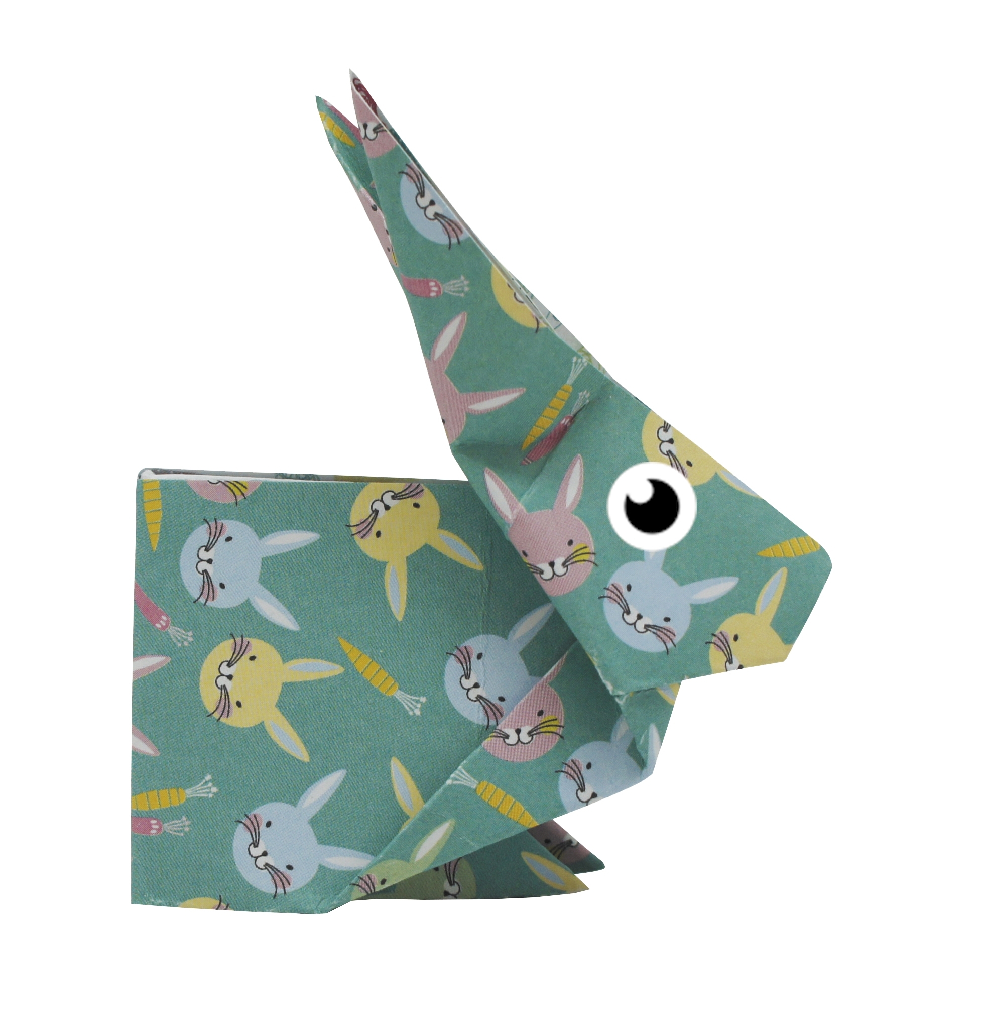 Funny Origami, Rabbits, 20 sheets 15x15 cm