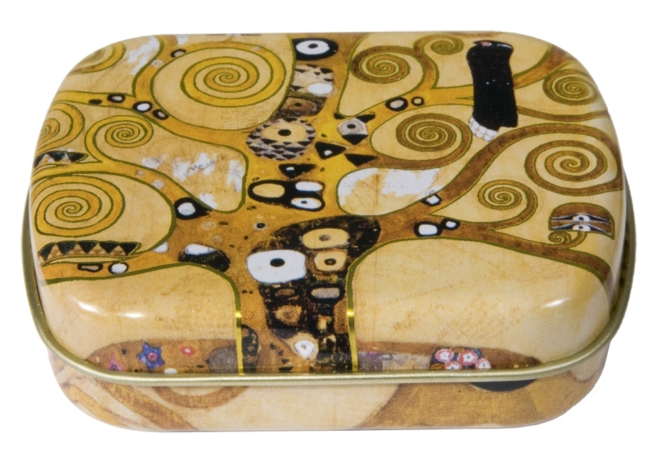 Mini box, Klimt, Tree of life, metal