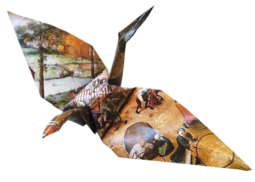 Art Origami, Crane, Bruegel, 20 sheets, 15x15 cm