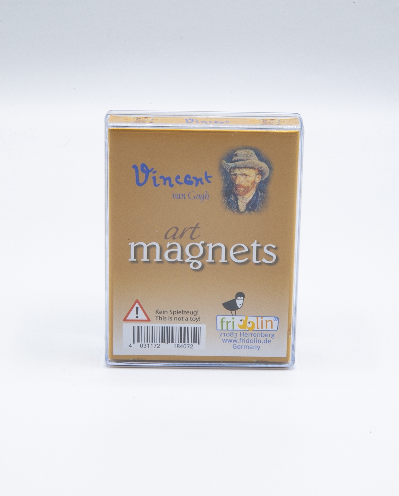 Magnets, Van Gogh, Sunflowers, in a transp. box