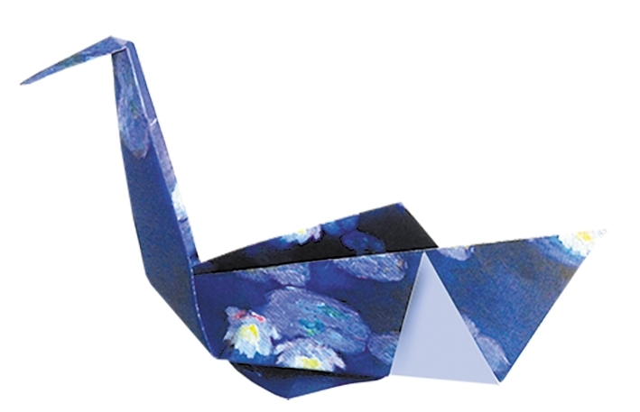 Art-Origami, Swan, Monet, 20 sheets 15x15 cm