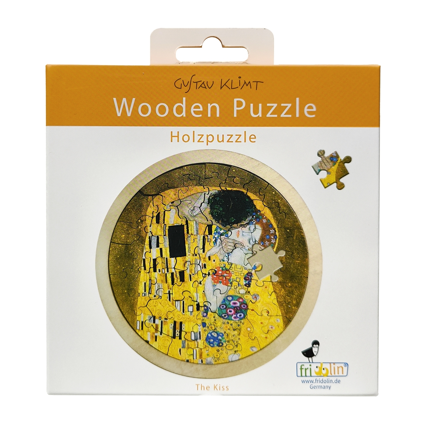 Art-Puzzle, Klimt, The Kiss, wood