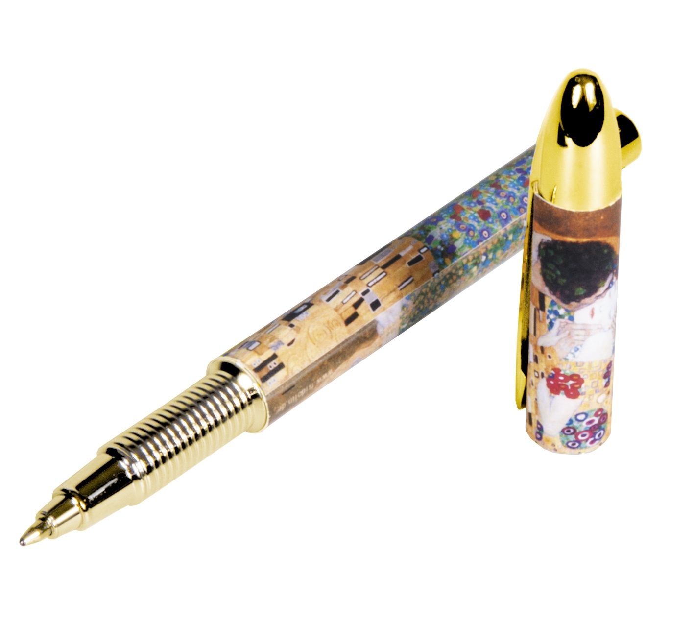 ballpoint pen, Gustav Klimt, synthetic