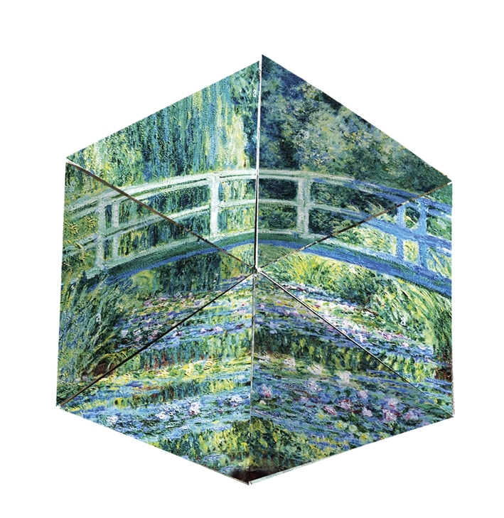 Art Flextangles, Monet, 4 sheets, 4 motifs