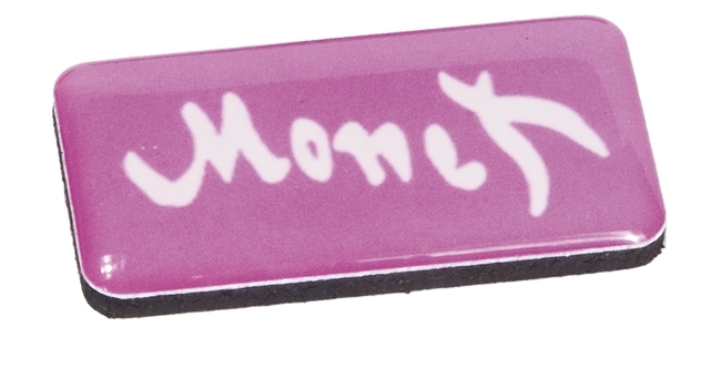 Magnets, Monet, in transparent box