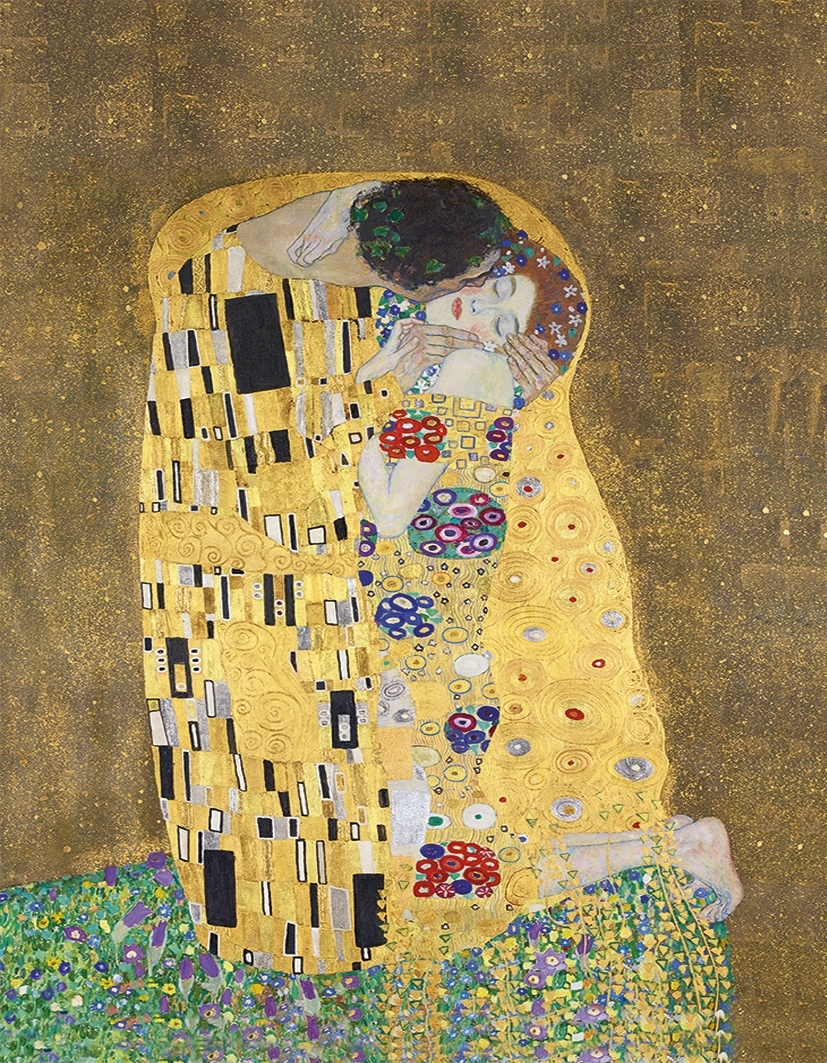Tea towel, Klimt, The Kiss