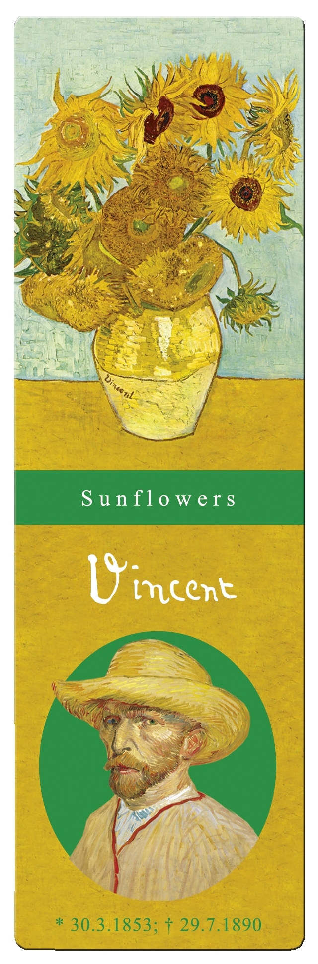 bookmark, Van Gogh, Sunflowers