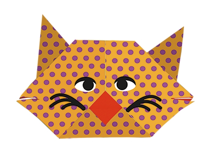 Kids-Origami, Cat 20 sheets 15x15 cm