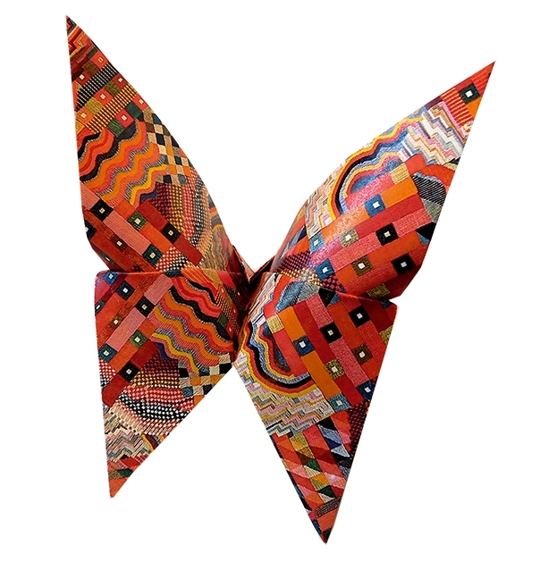 Art origami, Butterfly, Bauhaus, 20 sheets 15x15cm
