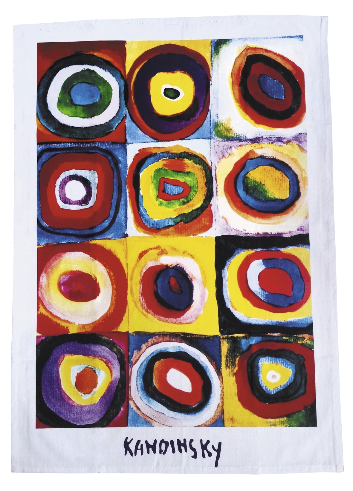 Tea towel, Kandinsky, Colour Study
