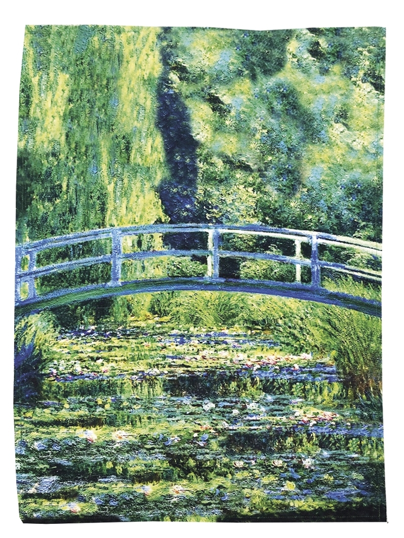 Geschirrtuch, Monet, Japanische Brücke
